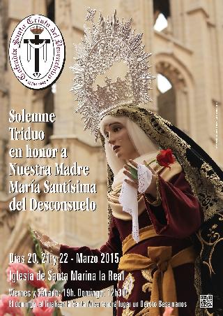 Triduo a Nuestra Madre María Santísima del Desconsuelo